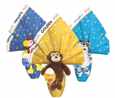 Despar supermercati offerta uovo con peluche Witor's bianco cuore- golden - ciokolatte